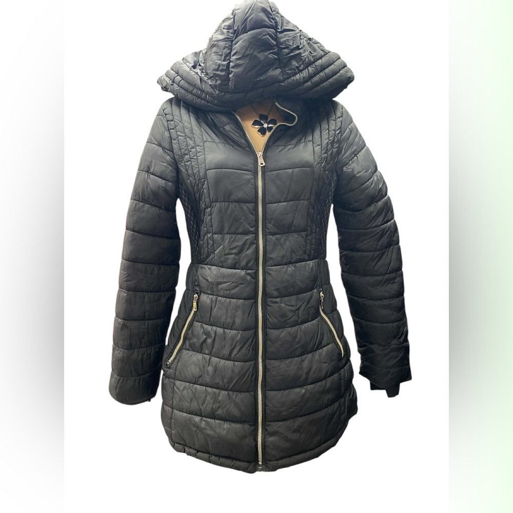 YMI Black Quilted Puffer Jacket Size XL